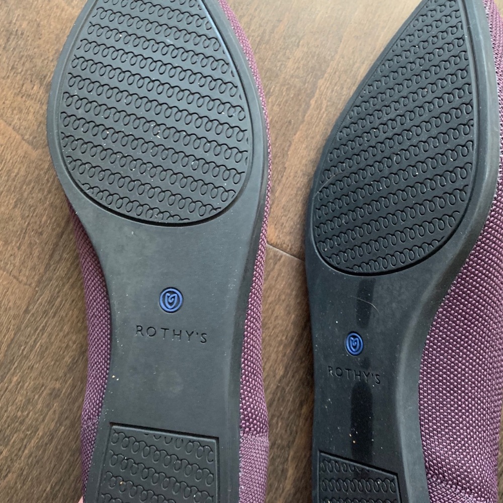 Rothy’s -The Point, size 12 purple